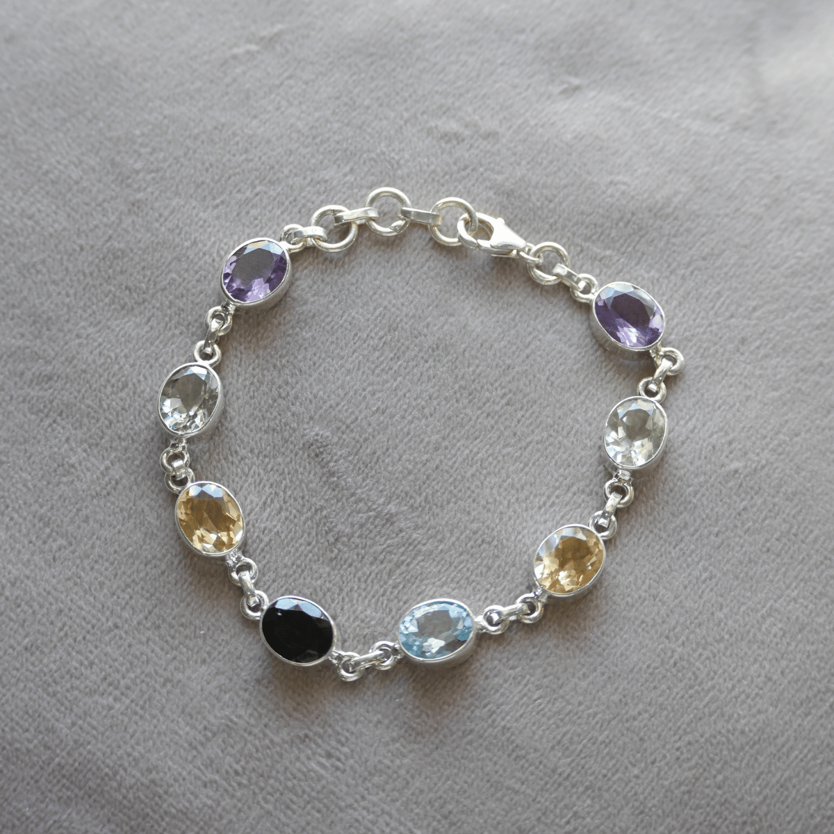 Semi precious stone bracelet