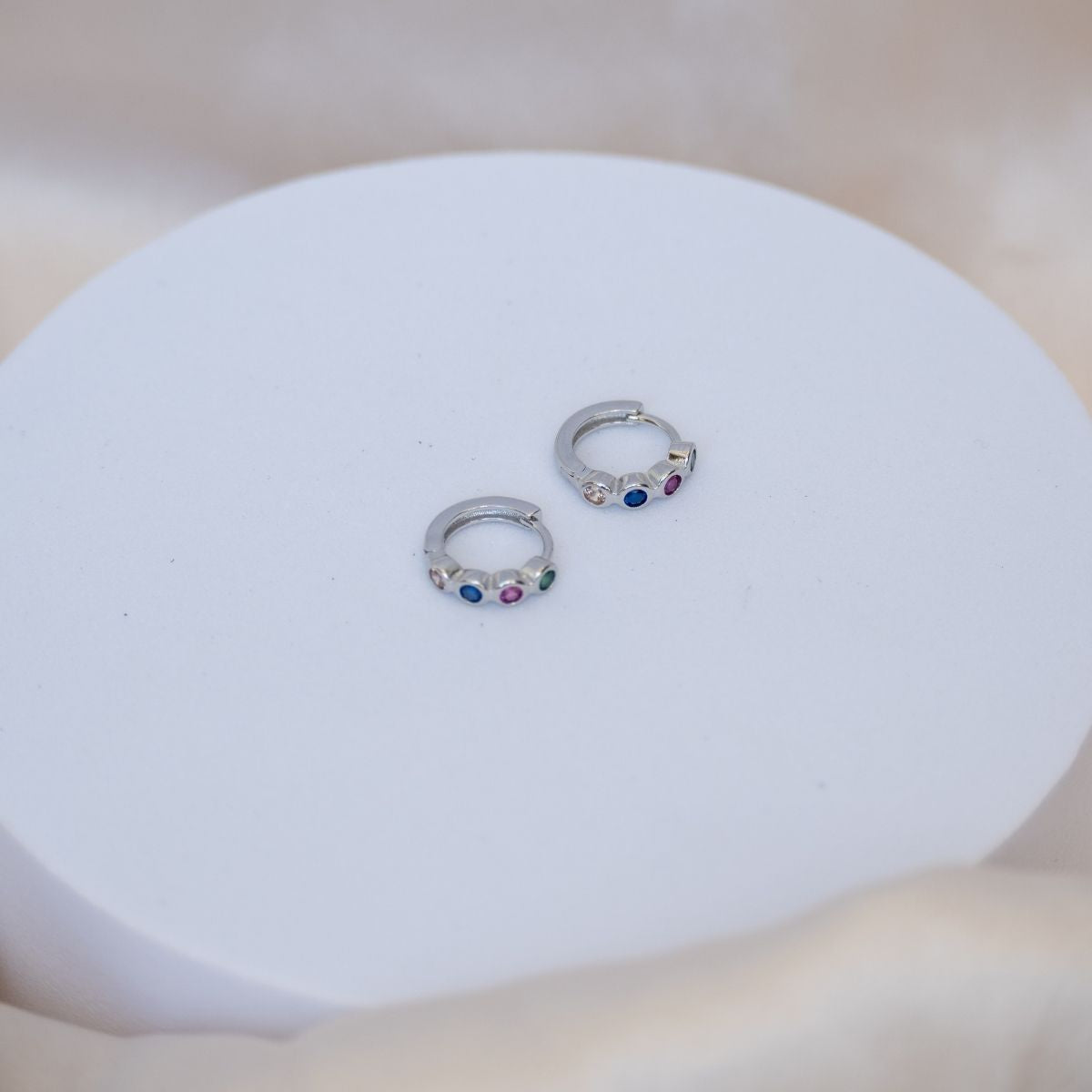 12mm Coloured Huggy Earrings