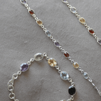 Multi Coloured Semi Precious Stone Necklace - Terciany 