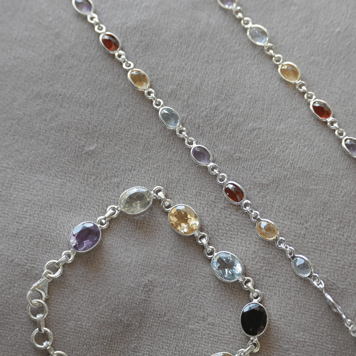 Semi precious stone bracelet