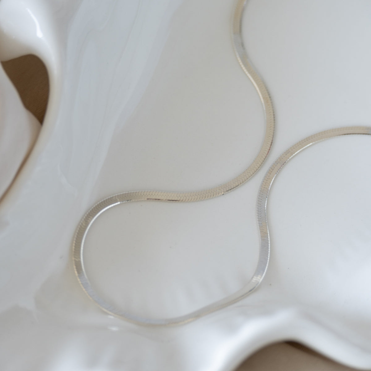2.5 mm soft herringbone necklace - Terciany 