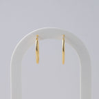 Gold oval hoop - Terciany 