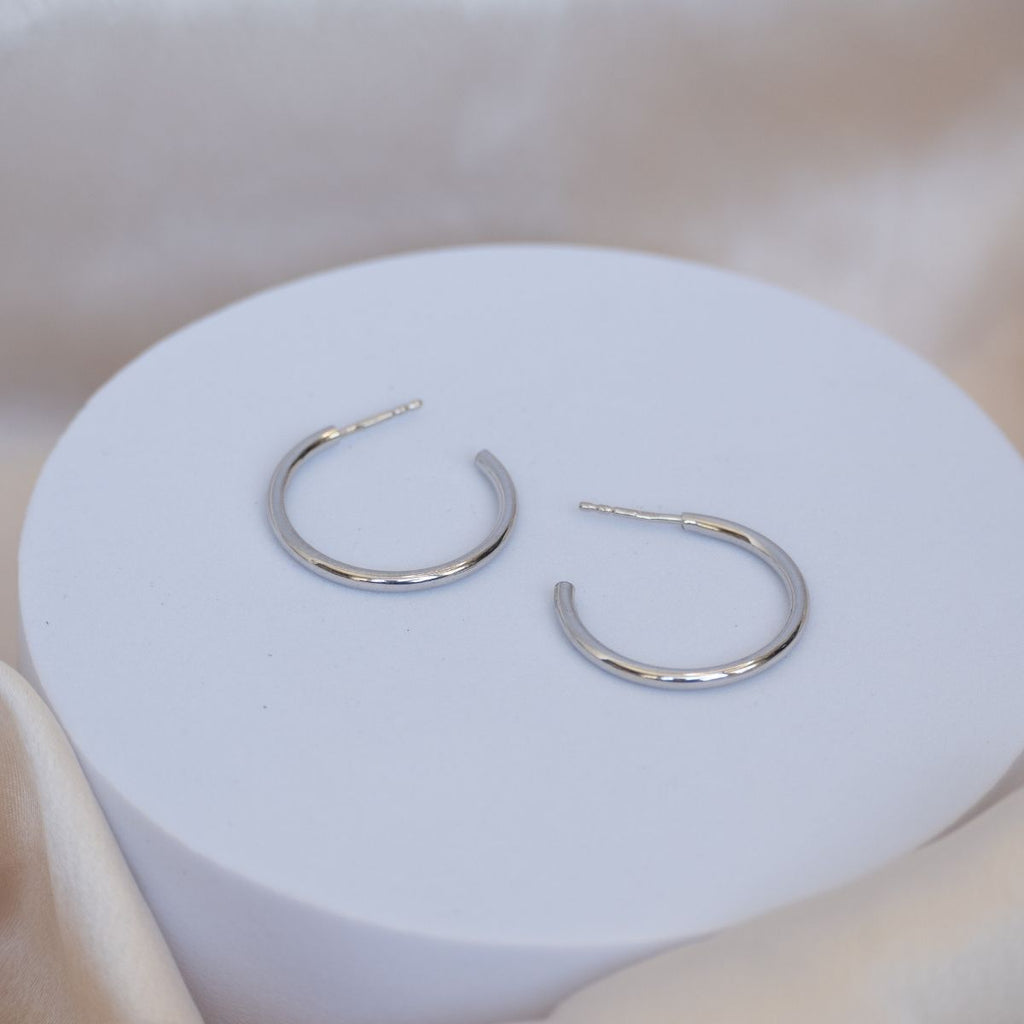 2mm Round Hoop earrings - Terciany 