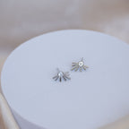 Silver Starburst Stud earrings - Terciany 