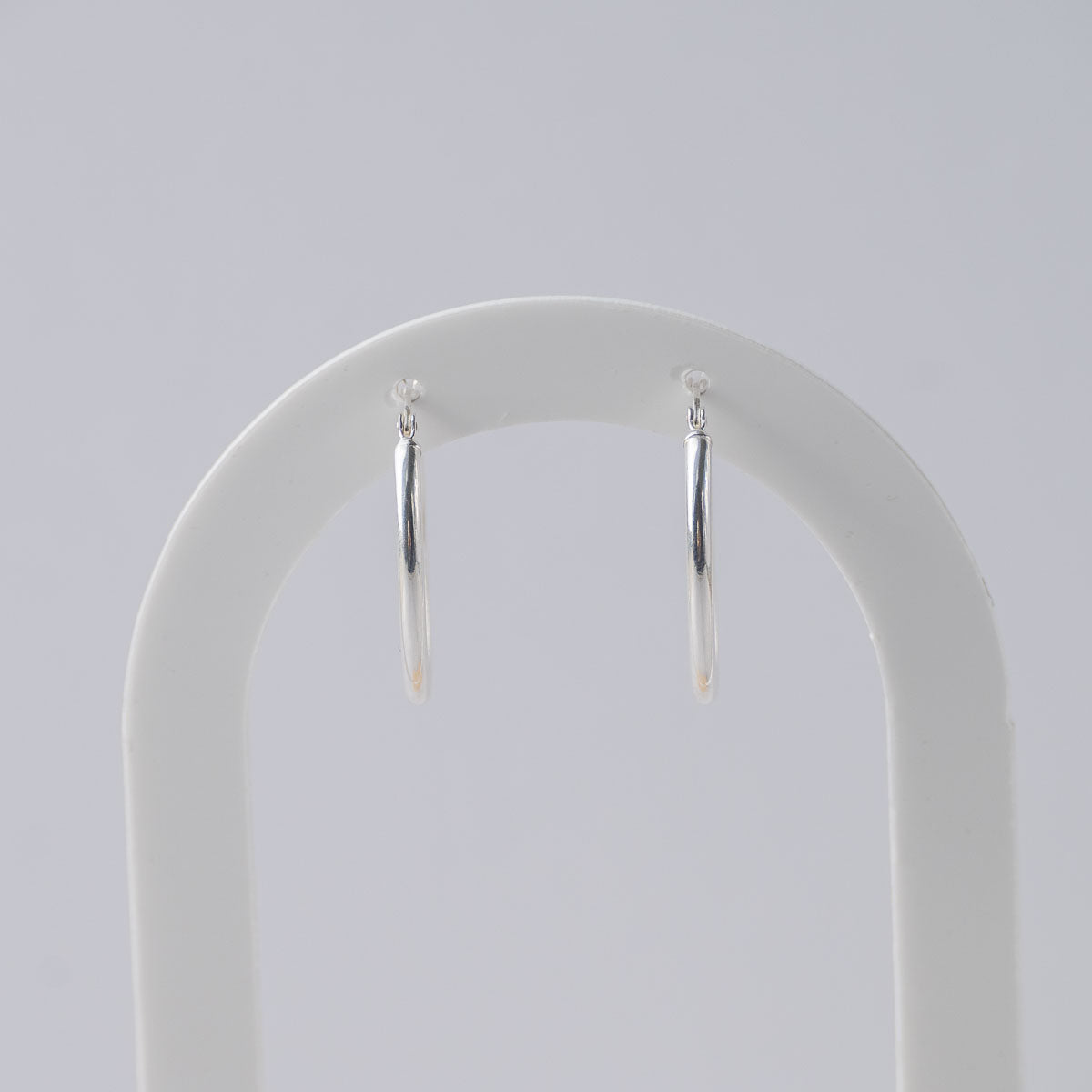 Gold oval hoop