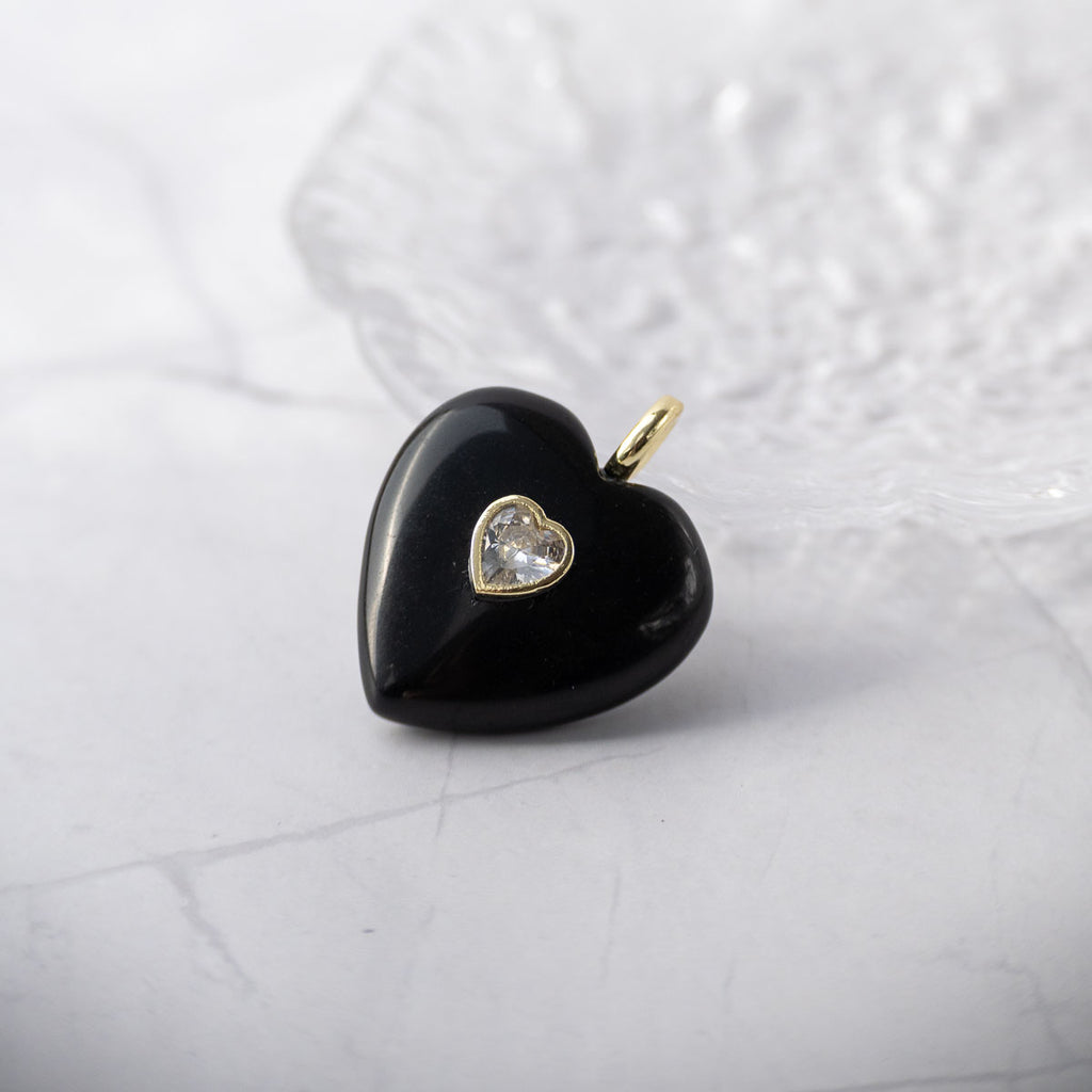 Black Onyx Semi Precious Stone Pendant