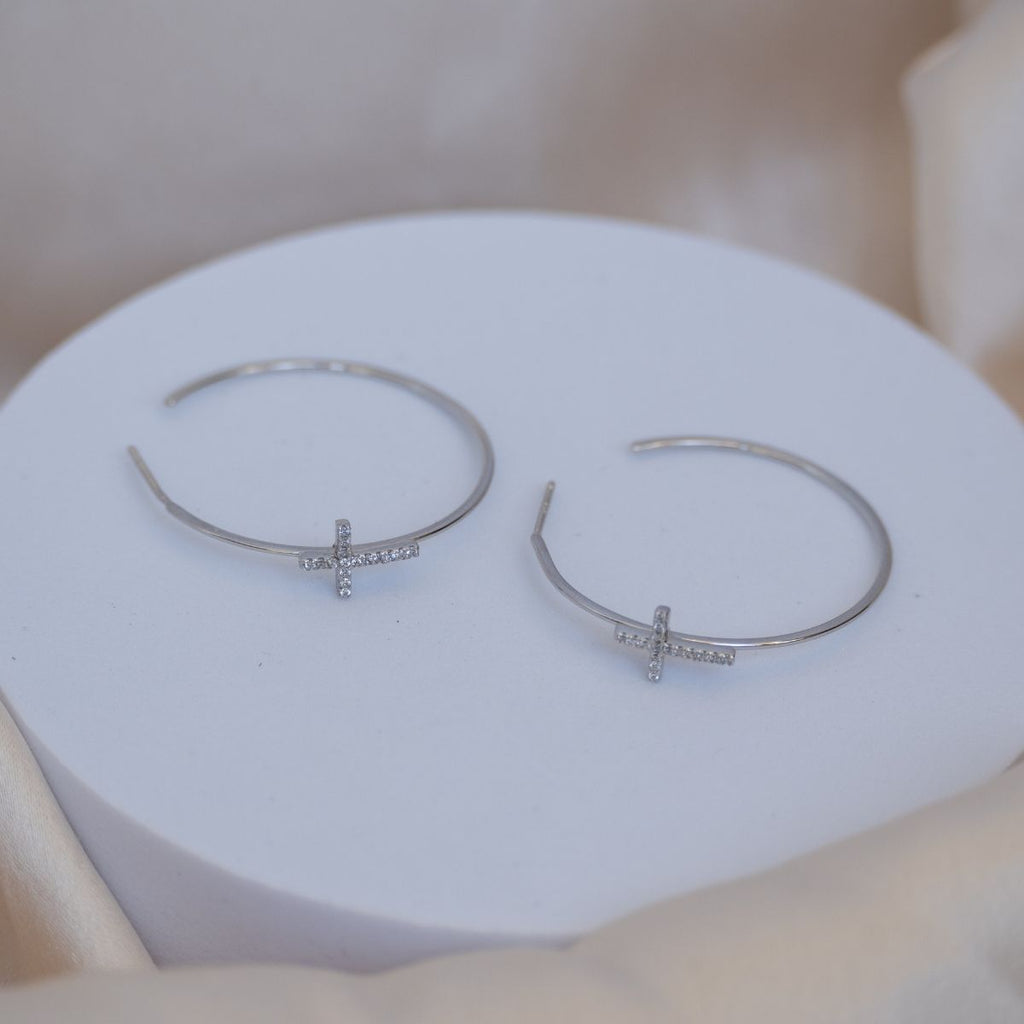 32mm Hoop with cubic cross - Terciany 