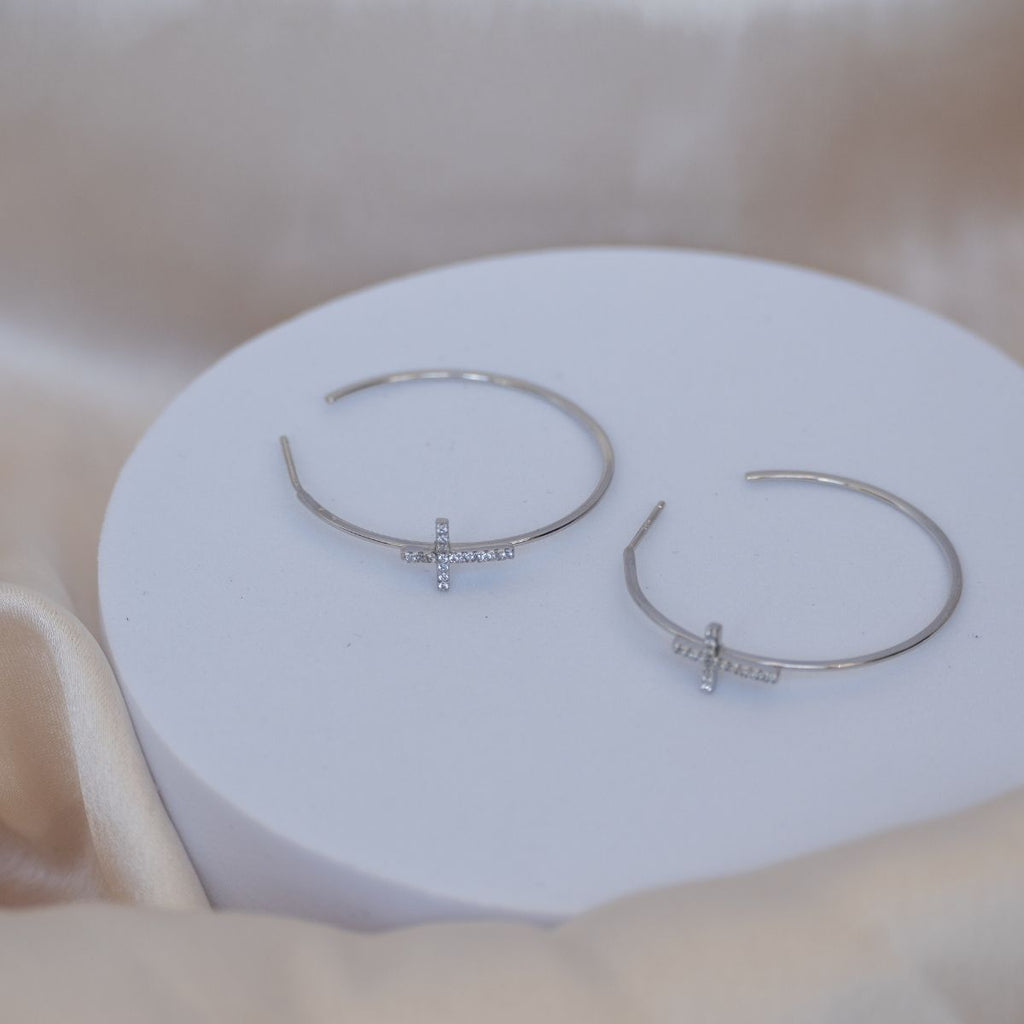 32mm Hoop with cubic cross - Terciany 