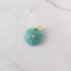 Amazonite Semi Precious Flower Pendant - Terciany 
