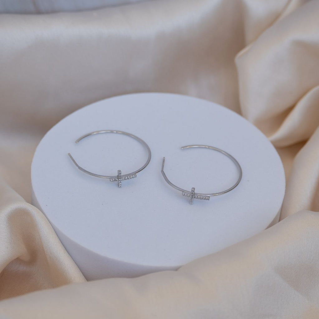 32mm Hoop with cubic cross - Terciany 