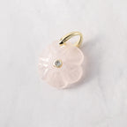 Rose Quartz Semi precious stone Pendant - Terciany 