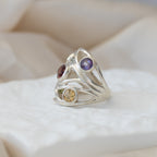 Semi precious stone Dome ring - Terciany 