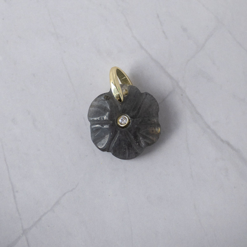 Labradorite Semi Precious stone pendant