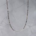 Tourmaline pearl mix necklace - Terciany 