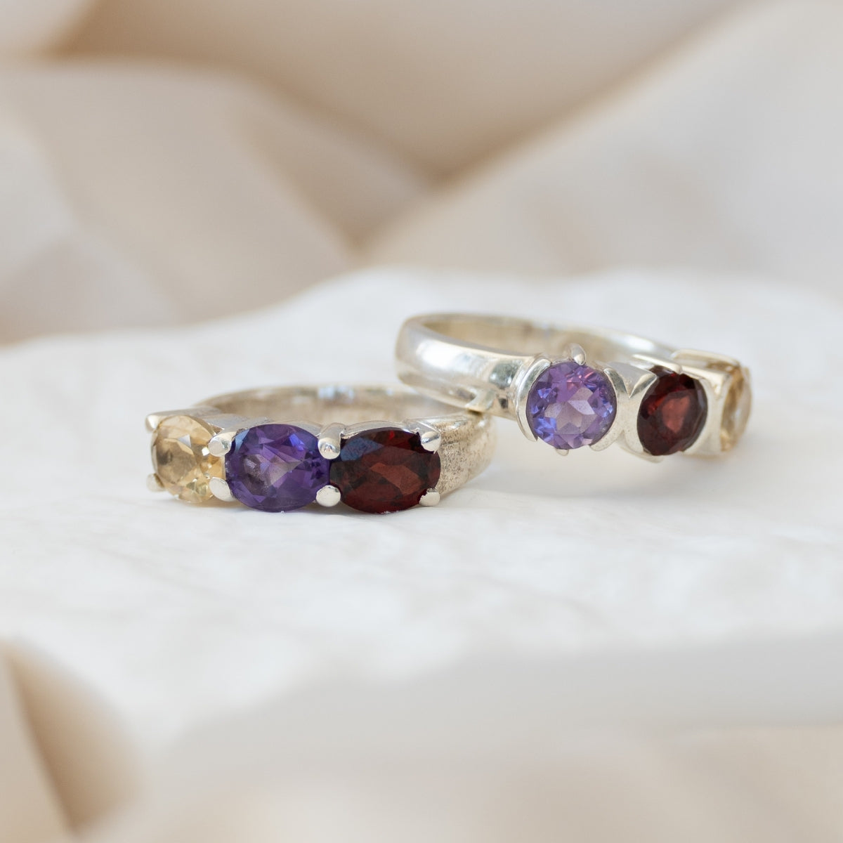 Thick band Three tone ring - Terciany 