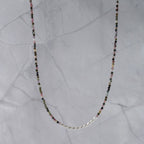 Tourmaline pearl mix necklace - Terciany 