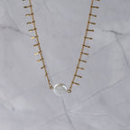 Coin Pearl Spike necklace - Terciany 