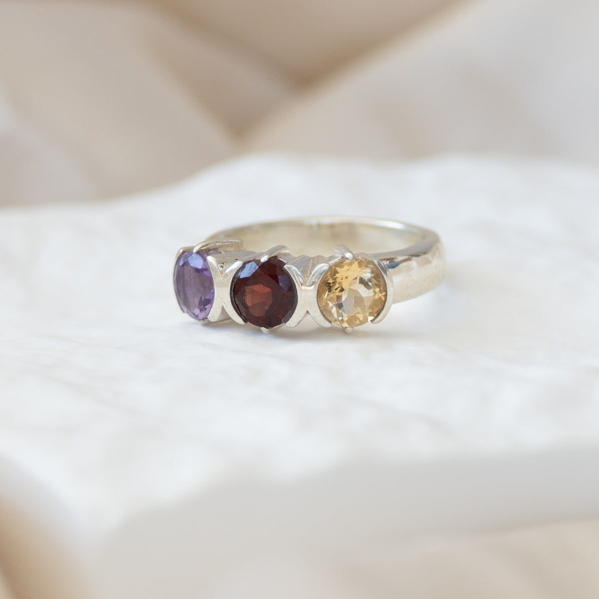 Three stone stacking ring - Terciany 