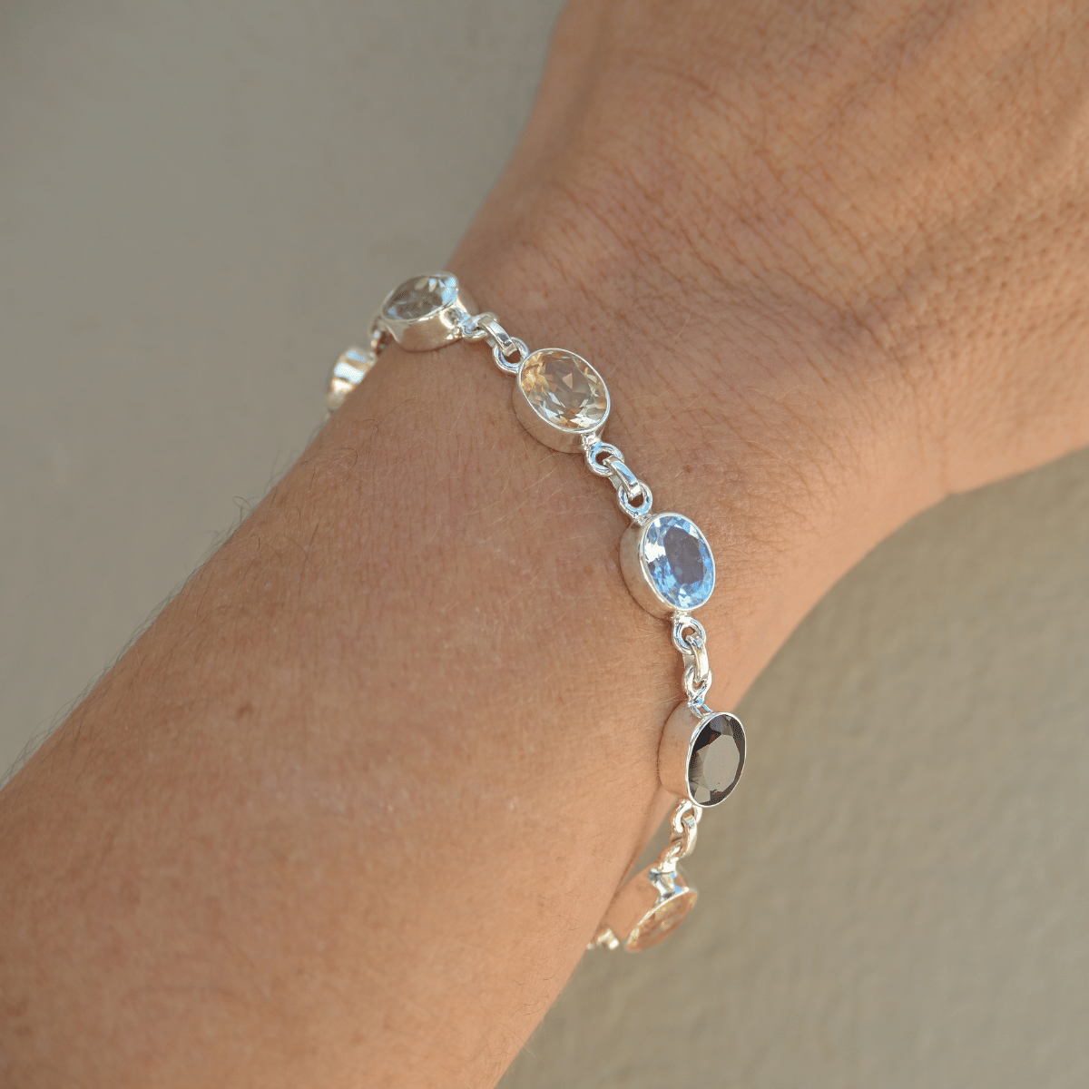 Semi precious stone bracelet
