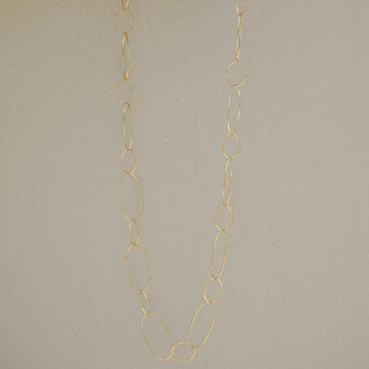 Long Link Gold Necklace