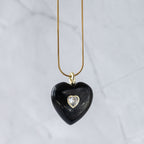 Black Onyx Semi Precious Stone Pendant - Terciany 