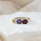 Thick band Three tone ring - Terciany 