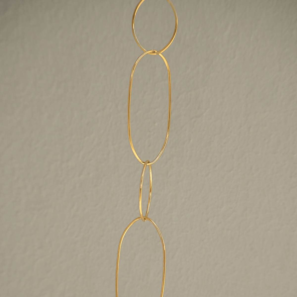 Long Link Gold Necklace