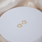 Tiny gold earrings - Terciany 