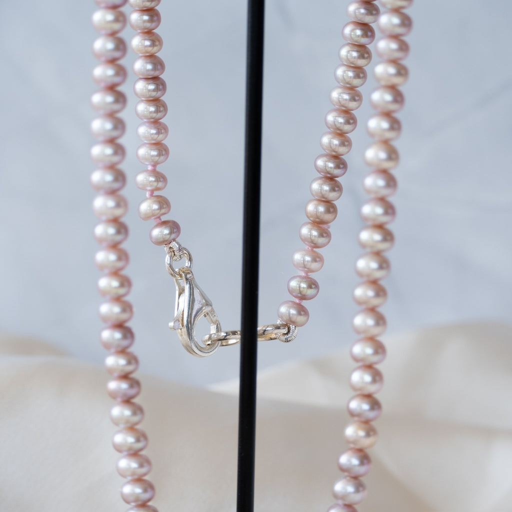 Beautiful A grade blush Pienk Freshwater Pearl necklace - Terciany 