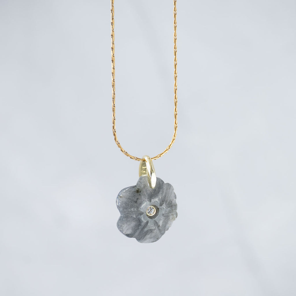 Labradorite Semi Precious stone pendant