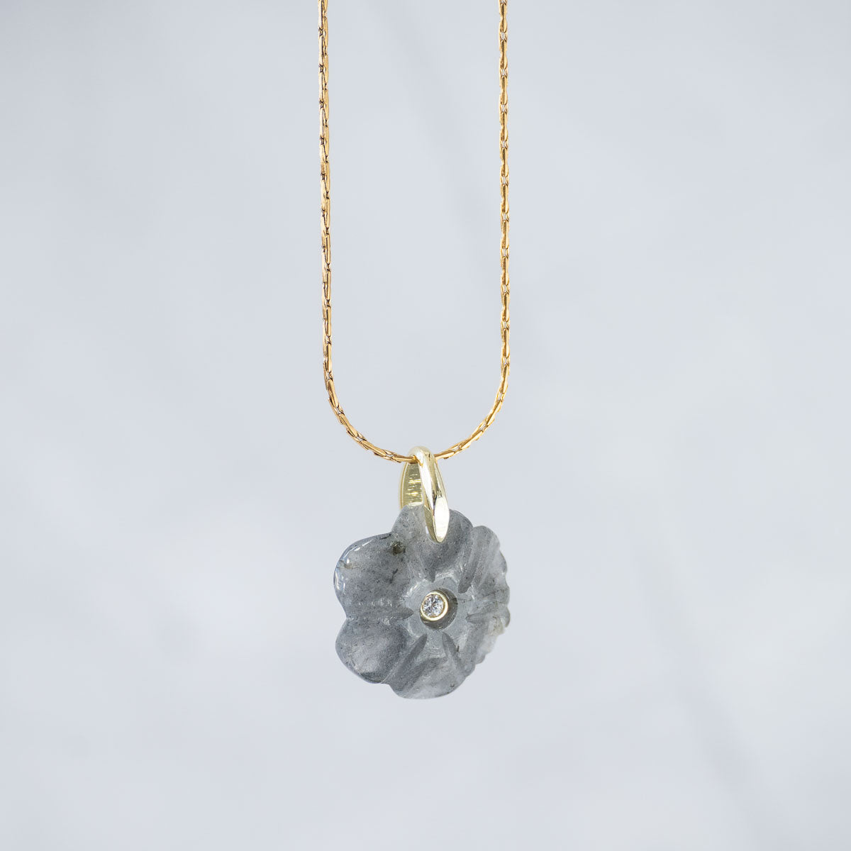 Labradorite Semi Precious stone pendant