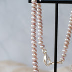 Beautiful A grade blush Pienk Freshwater Pearl necklace - Terciany 