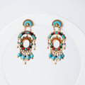 Semi Precious Stone and Pearl Tania Bohemia Earrings - Terciany 