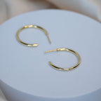 2mm Gold Hoop Earrings - Terciany 