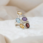 Statement Semi precious stone ring - Terciany 