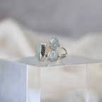 Open Size semi precious stone ring - Terciany 