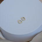 Tiny gold earrings - Terciany 