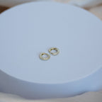 Tiny gold earrings - Terciany 