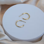 2mm Gold Hoop Earrings - Terciany 