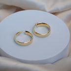 Solid Gold Spain Hoop earrings - Terciany 