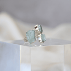 Open Size semi precious stone ring - Terciany 
