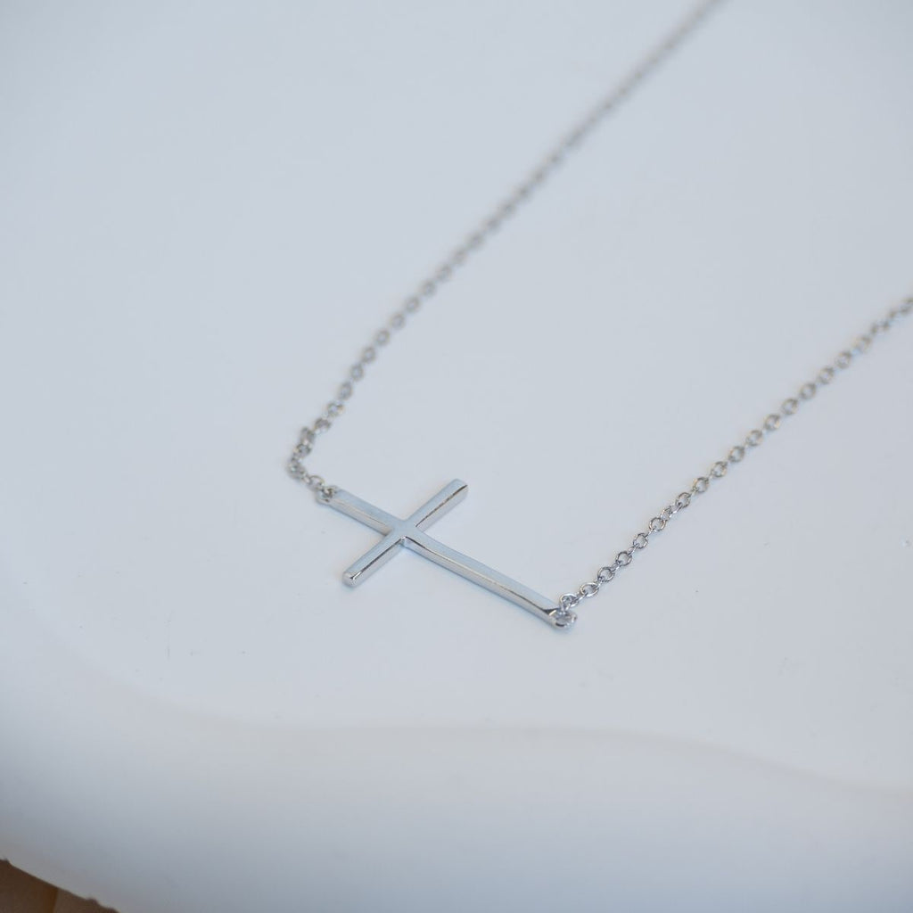 Sterling silver Cross Necklace - Terciany 