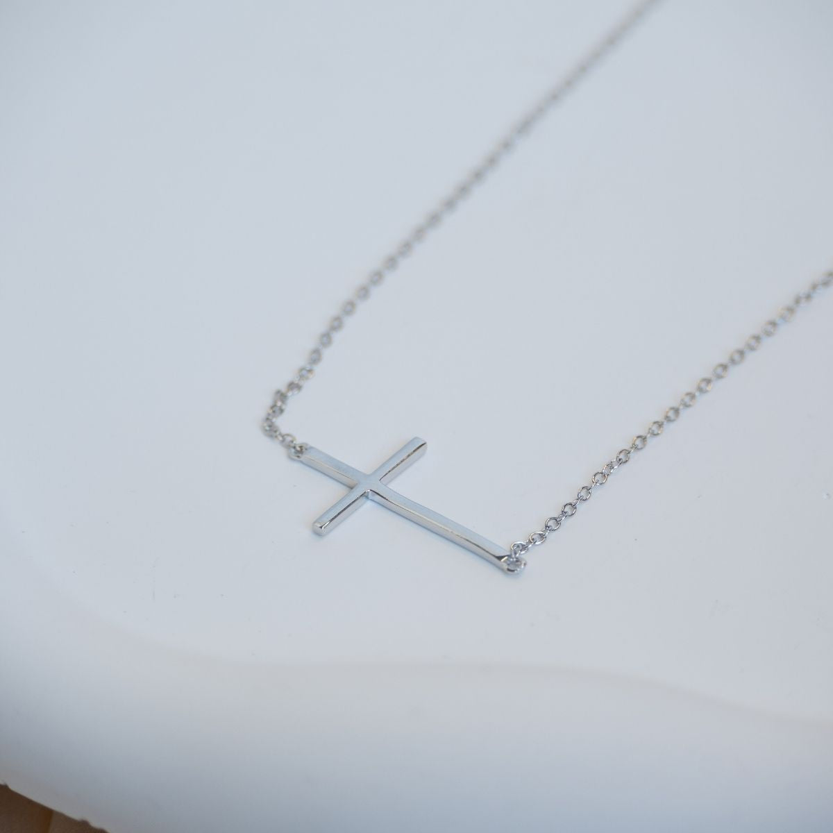Sterling silver Cross Necklace - Terciany 