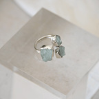 Open Size semi precious stone ring - Terciany 