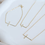 Gold Cross Bracelet - Terciany 