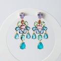 Sanet Semi Precious Stone Statement Earrings - Terciany 