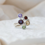 Semi Precious Cluster ring - Terciany 