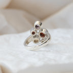 Semi Precious Cluster ring - Terciany 