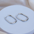 Large Paperclip Huggy earrings - Terciany 
