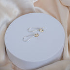 Citrine Semi Precious stone drop earrings - Terciany 